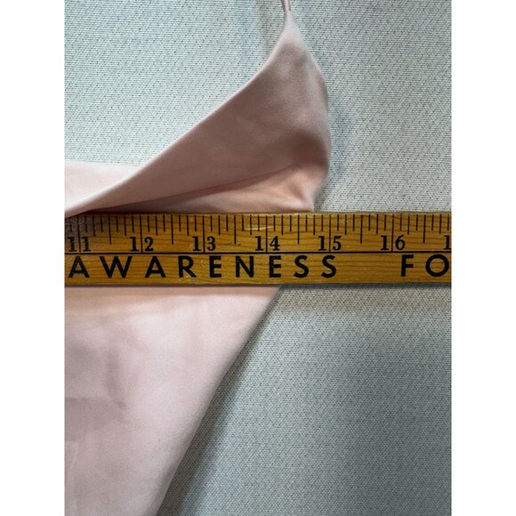 Princess Polly Womens Satin Strappy Mini Dress Size 6 Pink Sleeveless Party Chic - Picture 9 of 11